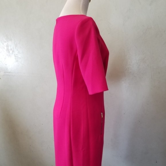 Ann Taylor Zip Pocket 3/4 sleeve Dress size 2  (I18) - Picture 7 of 9